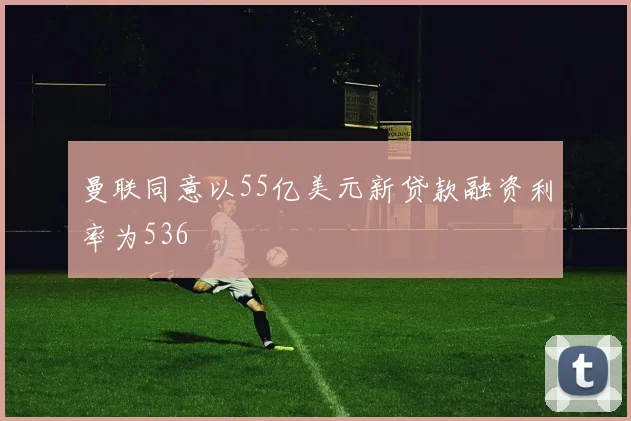 曼联同意以55亿美元新贷款融资利率为536